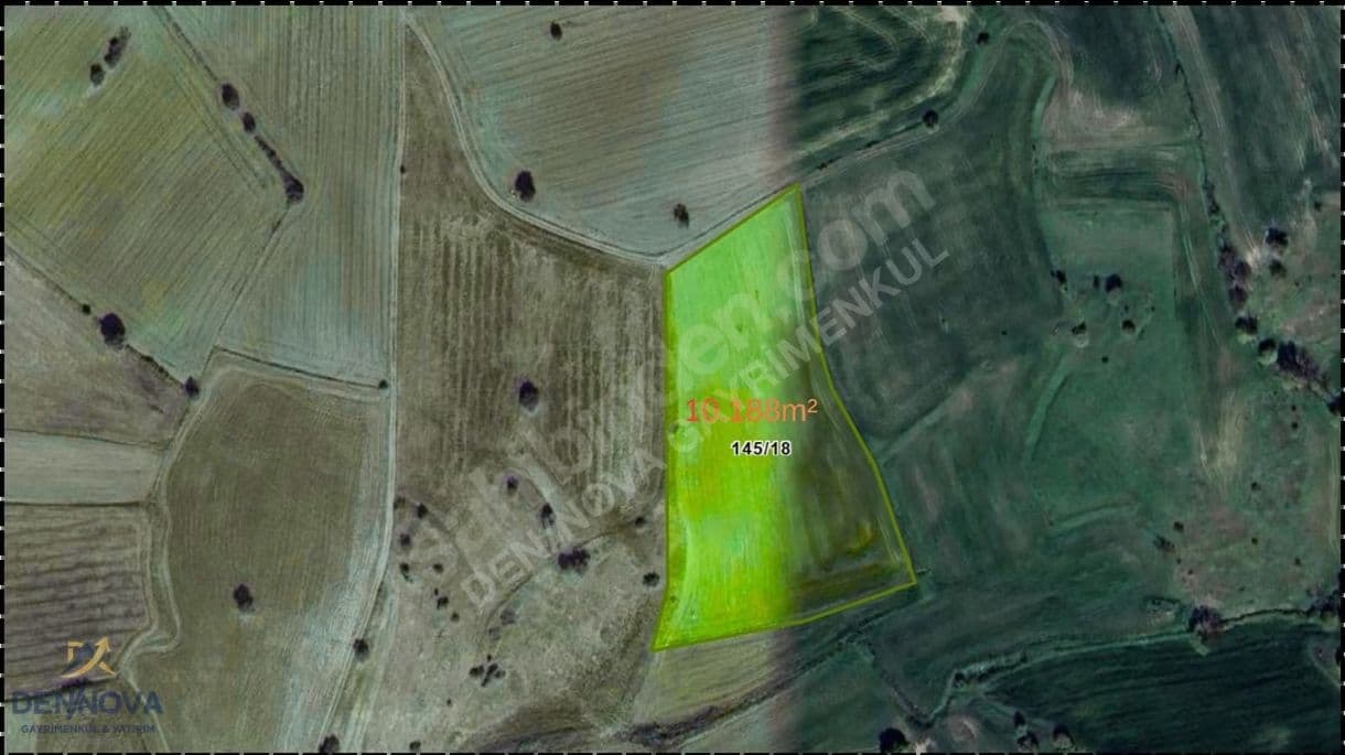 DEN/NOVADAN BALIKESİR'E 18 KM MÜSTAKİL TAPULU 10.188 m² TARLA